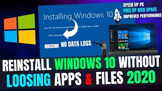 How to Reinstall Windows 1011 Without Losing Data  Reset Windows 10 2024 [upl. by Olimreh]