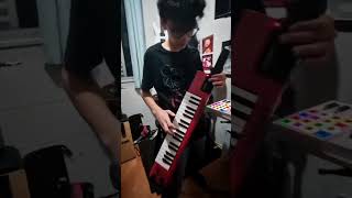 Beat it Keytar Cover guitar keytar keytarcam [upl. by Gomar]