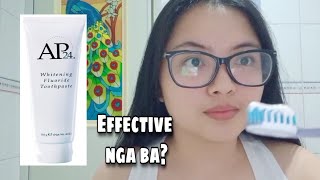 AP 24 WHITENING FLUORIDE TOOTHPASTE  Honest review  JECS [upl. by Cerf428]