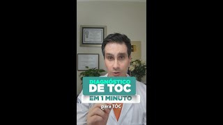 DIAGNÓSTICO de Transtorno ObsessivoCompulsivo TOC em 1 Minuto [upl. by Analaj]