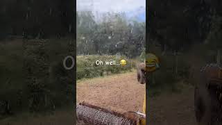 Rain stops play…… rain hail farming farmlife devon [upl. by Elocyn868]