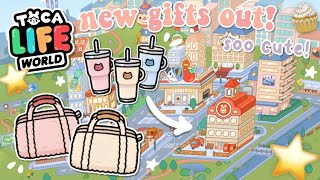 NEW SUPER CUTE GIFTS OUT NOW 🧁 toca life world new gifts and secrets  toca life world 🌈⚡ [upl. by Cynde408]