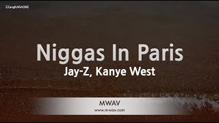 JayZ Kanye WestNiggas In Paris MRInst Karaoke Version [upl. by Dam792]