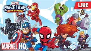 🔴 Marvel Super Hero Adventures  Livestream  FULL EPISODES COMPILATION [upl. by Dewain513]