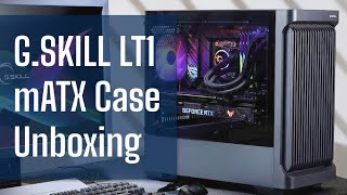 GSKILL LT1 mATX PC Case Unboxing and Overview 70 Budget Case [upl. by Laeira]