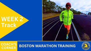 Week 2 Track Journey to Sub 4 Hour at Boston Marathon [upl. by Anika]