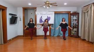 LATIN LOVER LINE DANCE amp WALK THRU  danced by The Headlinerz of NJ [upl. by Moyers]