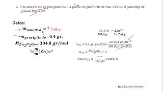 Ejercicios Resueltos de Química Analítica  Gravimetría [upl. by Nel]