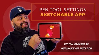 Using the Pen Tool in Sketchable App [upl. by Thoma]