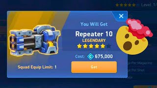 I have the Repeater 10 unlocked  Mech arena [upl. by Llennahs]