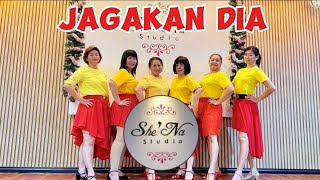 Jagakan Dia Line Dance  By ETERNITY Line Dance pldcriau [upl. by Nostrebor566]