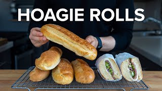 How to Make Proper Hoagie Rolls at home [upl. by Aynotel86]