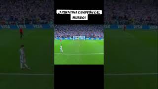 Ultimo penal para argentina vs Francia messi worldcup montiel [upl. by Tsui309]