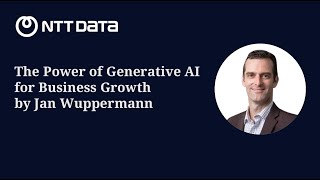 The Power of Generative AI for Business Growth  Jan Wuppermann [upl. by Sudbury]