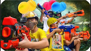 Tony  1 NgÃ y ðáº¯ð§ ð’Ãºð§ð Trong Rá»«ng ðŸ”« Nerf Gun Battle [upl. by Tsnre523]