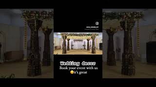 Wedding decor book your ceremony with us 😊 wedding eventplanner youtubeshorts shots [upl. by Aicram]