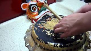 Choy Li Fut Lion Dance Drumming [upl. by Nyleek]