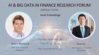 ABFR Webinar with Robert Richmond and Yinan Su [upl. by Onairpic]