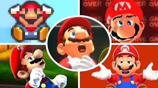 Evolution of Mario Deaths and Game Over Screens 19812017 [upl. by Ydarb]