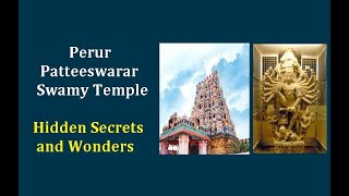 Perur Patteeswarar Temple history [upl. by Tarah654]