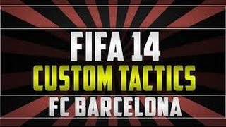 FC Barcelona Fifa 14 Pep Guardiola Tactics Fifa 14 [upl. by Ahsikan]