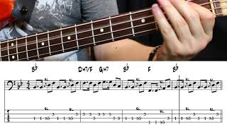 The Beatles  Ob La Di Ob La Da Bass cover with tabs [upl. by Deland454]