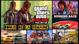 Bonus de la semaine du 21 nov au 27 nov  GTA Online [upl. by Silenay]