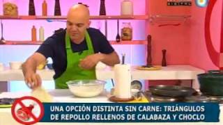 Recetas sin carne Triángulos con mil rellenos vegetarianos Parte 1 [upl. by Ahseit440]