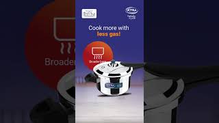 Ultra Duracook Triply Cooker  Cook More with Less Gas [upl. by Rebekkah]