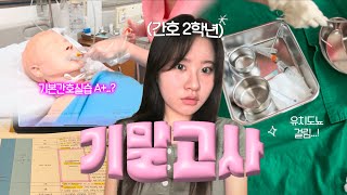 vlog 제가 기말에 유치도뇨 걸린 사람처럼 보이세요 • 간호학과 2학년 기말 브이로그 • 도서관에서 밤새기 • 흡인 원테이크 실습 과제 • 종강 [upl. by Adnhoj889]