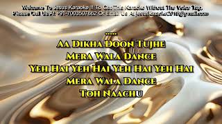 Tapori Remix Medley Karaoke With Lyrics [upl. by Llerdnek]