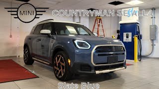 NEW ARRIVAL 2025 MINI Countryman SE All4 Slate Blue on Beige Vescin mini countrymanse ev [upl. by Portingale]