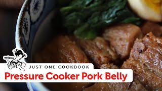 How To Make Pressure Cooker Pork Belly Recipe プレッシャークッカーで作る角煮の作り方 （レシピ） [upl. by Ilil489]