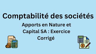 La comptabilité des sociétés  Exercice 4 cas de la libération partielle 2ème partie [upl. by Minna]