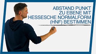 Herleitung der Hesseschen Normalform HNF einer Geraden in der Ebene [upl. by Ennobe]