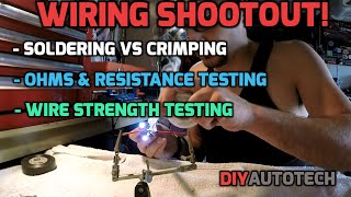 Best Wire Soldering And Crimping For Automotive Repair  Ultimate Shootout HD [upl. by Annavas]