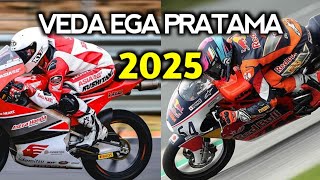 Veda Ega Pratama 2025 RedBull Rookies amp FIM JuniorGP ⁉️ [upl. by Ycrad]