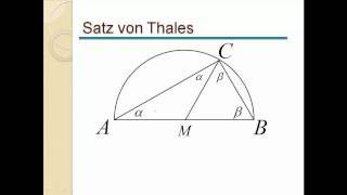 Satz von Thales [upl. by Donelle]