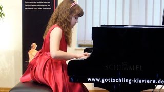 Laetitia Hahn 9y Liszt Paganini Etude no 4 for Lang Lang Junior Music Camp [upl. by Nohs]