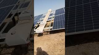 Robot solar panel cleaning Sol bright [upl. by Nagar]