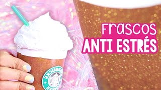 FRASCO QUITA ESTRÉS LIQUIDO  Frappé Falso  Regalos fáciles y rapidos ✎ Craftingeek [upl. by Morgan]