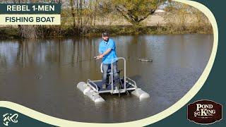 The Best 1Man Fishing Pontoon Boat [upl. by Kenley631]