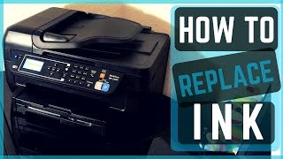 How To Replace Ink Cartridge On An Epson Printer EASY Instructions to change ink [upl. by Adolphus]