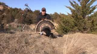 Kasey Nebraska Turkey Bow Kill [upl. by Annerol265]