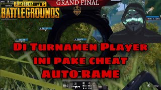 player ini menggunakan cheat suntik di tournamen grand final pubg mobile [upl. by Koal425]