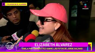 Elizabeth Álvarez habla por primera vez de la supuesta infidelidad de Jorge Salinas  Sale el Sol [upl. by Ielarol574]