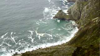 The sea cliffs of Croaghaun 688m [upl. by Birgitta]