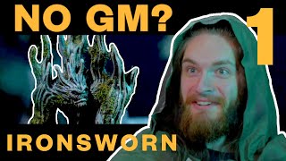 NO GM  Ironsworn COOP Actual Play Episode 1  Table For Two [upl. by Elleiad117]