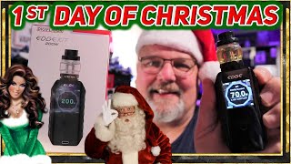 1st day of Christmas DigiFlavor EDGE Kit 200w Mod with Spectre Tank Hunky Vape Review VLOG [upl. by Cone]