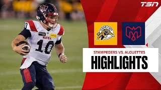 Hamilton TigerCats vs Montreal Alouettes  CFL HIGHLIGHTS Week 10 [upl. by Okiek]